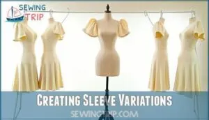 creating sleeve variations