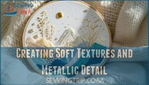 creating soft textures and metallic detail