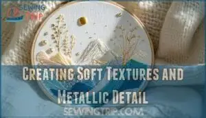 creating soft textures and metallic detail