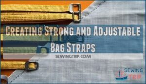 creating strong and adjustable bag straps