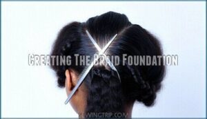 creating the braid foundation