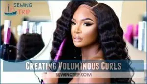 creating voluminous curls creating voluminous curls