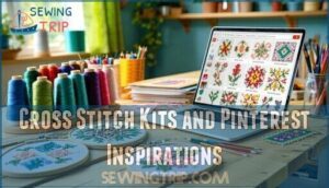cross stitch kits and pinterest inspirations