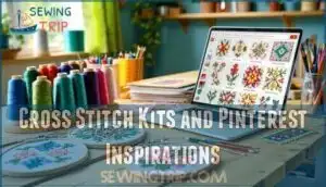 cross stitch kits and pinterest inspirations