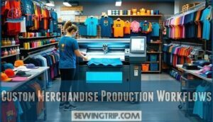 custom merchandise production workflows