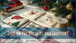 custom pot holders and coasters