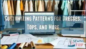 customizing patterns for dresses, tops, and more