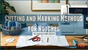 cutting and marking methods for notches