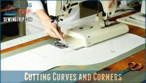 cutting curves and corners