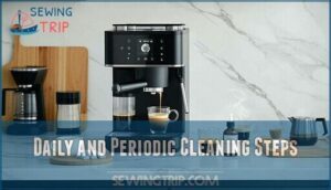 daily and periodic cleaning steps