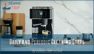 daily and periodic cleaning steps
