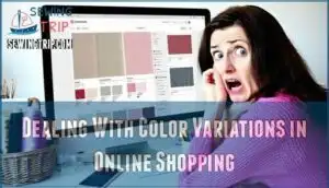 dealing with color variations in online shopping