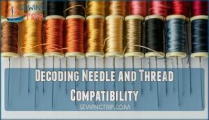 decoding needle and thread compatibility