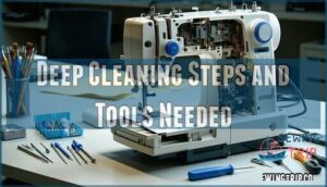 deep cleaning steps and tools needed