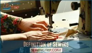 definition of sewing