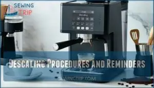descaling procedures and reminders