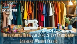 differences between upholstery fabric and garment-weight fabric