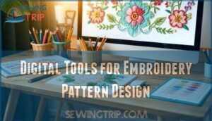 digital tools for embroidery pattern design