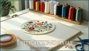 direct drawing on canvas