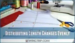 distributing length changes evenly
