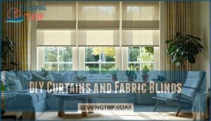 diy curtains and fabric blinds