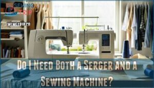 do i need both a serger and a sewing machine