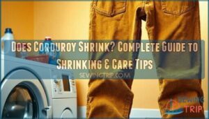 does corduroy shrink