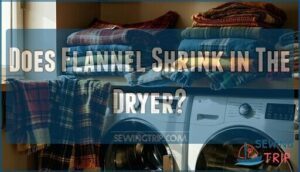 does flannel shrink in the dryer