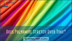 does polyamide stretch over time