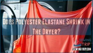 does polyester elastane shrink in the dryer
