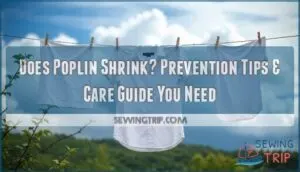 does poplin shrink