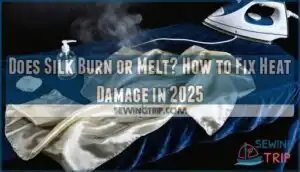 does silk burn melt how to fix