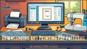 downloading and printing pdf patterns