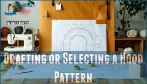 drafting or selecting a hood pattern