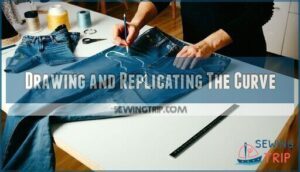 drawing and replicating the curve