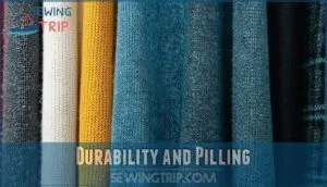durability and pilling