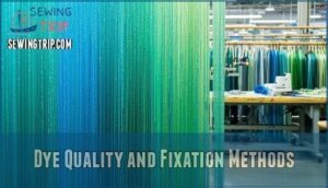 dye quality and fixation methods