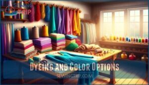 dyeing and color options