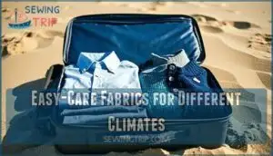 easy-care fabrics for different climates