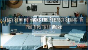 easy sewing hacks for perfect seams