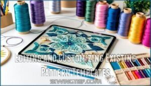 editing and customizing existing pattern templates
