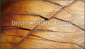 effects on leather flexibility