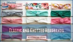 elastic and knotted headbands