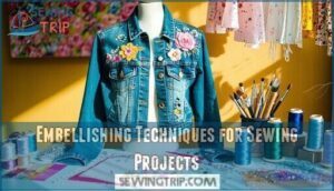 embellishing techniques for sewing projects