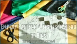 employ pattern weights instead of pins