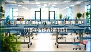 ensuring a comfortable and conducive learning environment