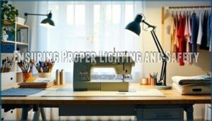 ensuring proper lighting and safety
