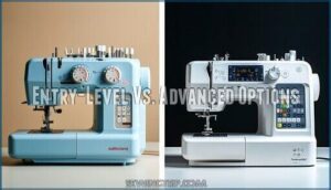 entry-level vs. advanced options