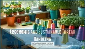 ergonomic and sustainable thread handling
