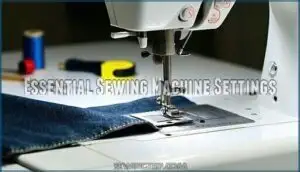essential sewing machine settings